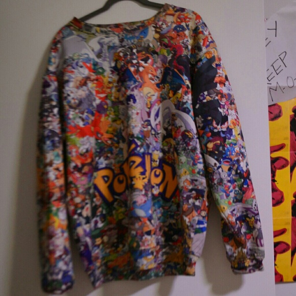 shelfies Sweaters - Pokemon all print sweater